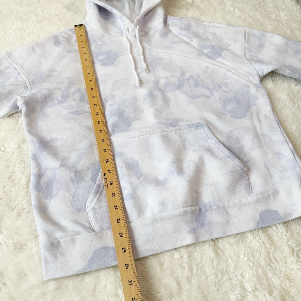 Lazypants Woman Purple Tie Dye Oversized Baggy Hoodie Sweater SMALL Boho Cozy - Picture 3 of 6